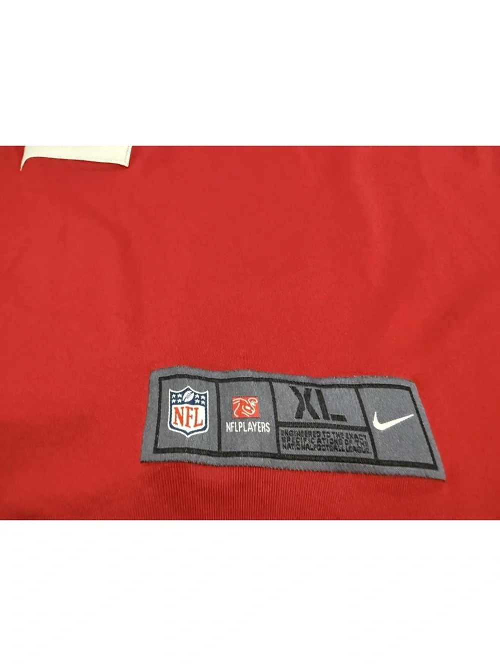 Nike Colin Kaepernick San Francisco 49ers NFL Football Jersey Red Size Men's XL